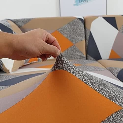 VOIMO Stretch Sofatrekk 2 Deler, Elastisk L-Formet Sofatrekk 3-Seter + 2-Seter