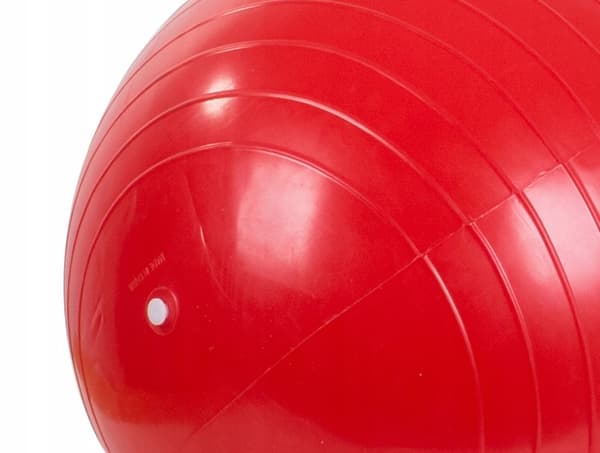 Exercise Ball / Pilates Ball with Pump - Peanut Red red