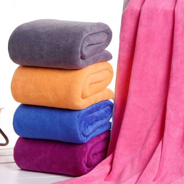 Microfiber Sport Handduk - 80x180 cm (Blå)