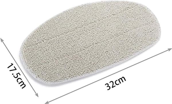 Steam Mop Replacement Pads, 3-pack Microfiber Washable Reusable, Compatible with Leifheit CleanTenso, Hard Floor Cleaning, Grey