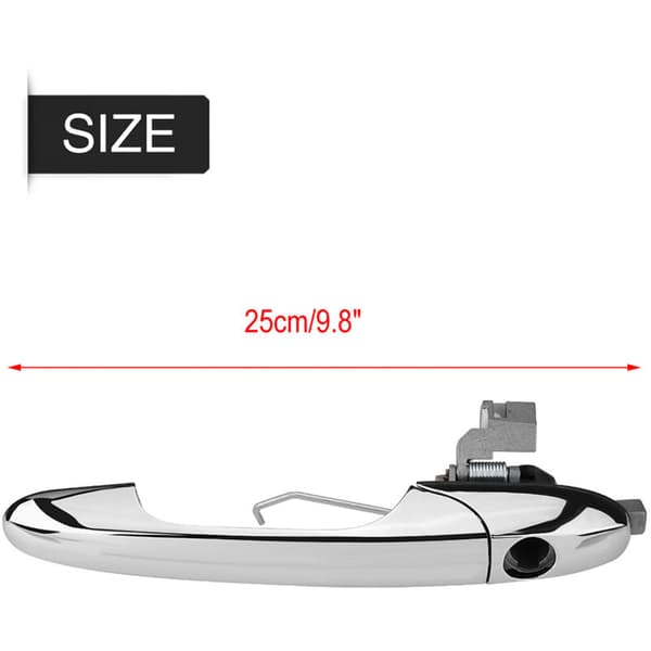 Outer Door Handle for Left-Hand Drive Fiat 500 2012-2018 68069