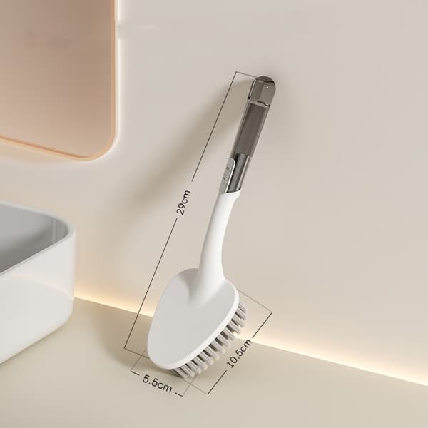 Shoe Brush with Long Handle for Household Cleaning