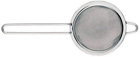 Blankt tefilter, diameter: 75 mm, sølv