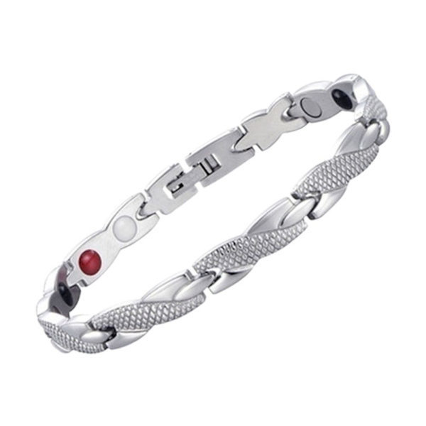 Magnetarmband Hälsoarmband SILVER Silver Silver Silver