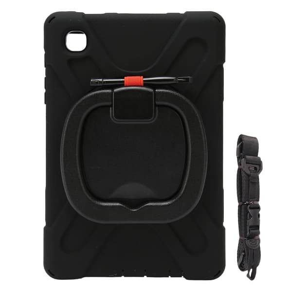 Shockproof Tablet Case Tablet Protective Shell with Hand Strap, Stand, Shoulder Strap for Tab A7 Lite 8.4 inch for T220 T225 Black