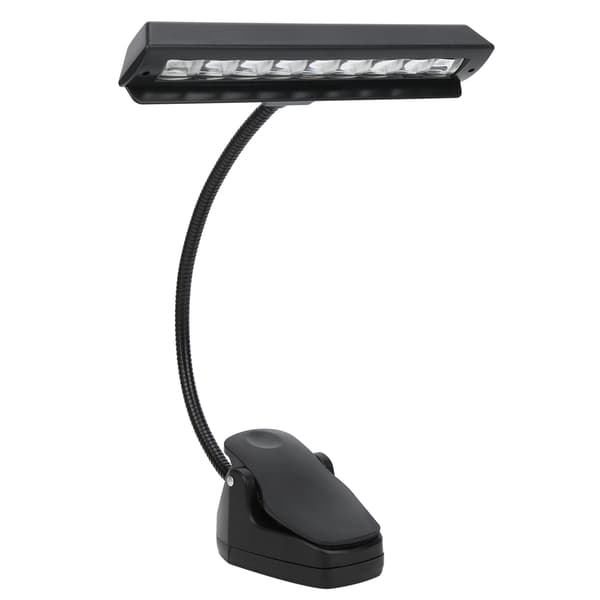 LED Noderingslampe USB Clip On Justerbar Professionel Bordlampe