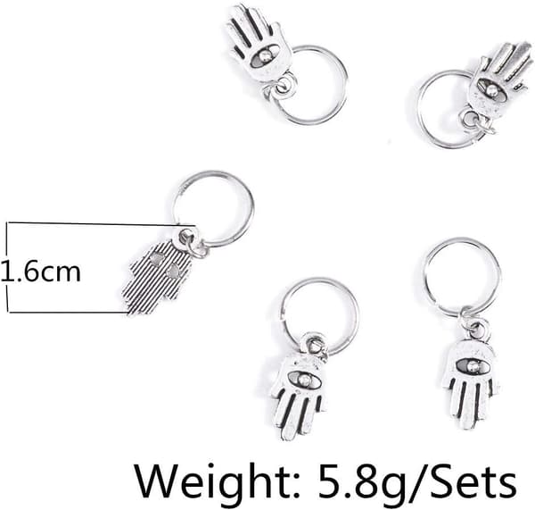 10 st Mini Claw Hårklämmor hand hand