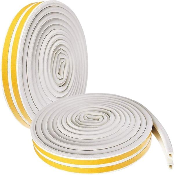 2X Vindue 9mm X 6mm X 2,5 Meter, 4 Tætninger I Alt 10M Træk Ekskl.