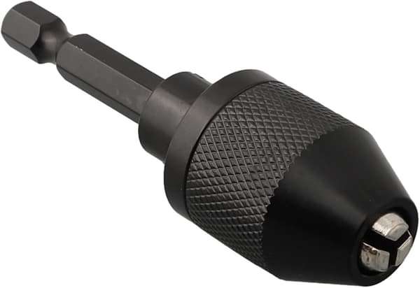 Chuck Hex Shank Adapter Bit Quick Change Non Bits Keyless Conversion Drill Driver, konverterar omedelbart hållare för