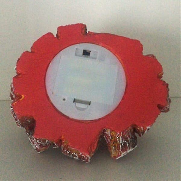 Flamlösa LED-eldstadslågor med realistisk träflamma, batteridriven