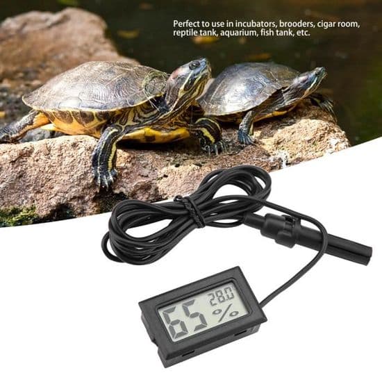 Minihygrometer, 1,9 * 1,1 * 0,6 meter, temperatur og luftfugtighed, til inkubatorer