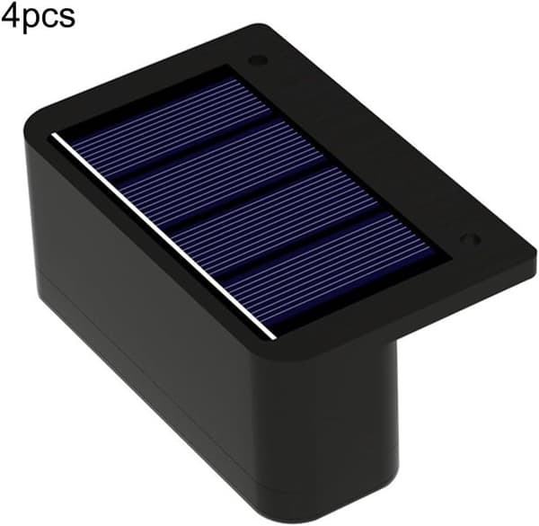 Monterte gårdsplass utvendig konstruksjon og ladende solcellevegglamper for balkong med ABS sollysfunksjon (3LED varmt lys) lys 3LED warm light 3LED