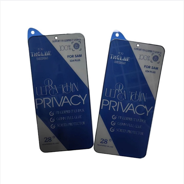 Privacy 3D Slim Edge Electroplated Glass Screen Protector compatible with iPhone 17 Pro Max
