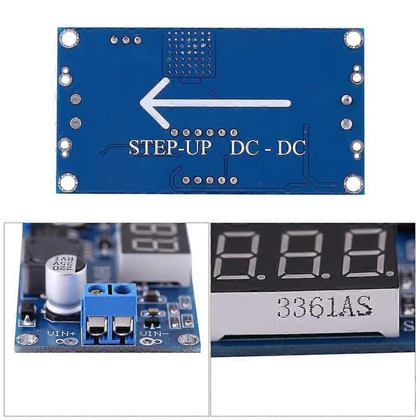 DC Buck Converter LM2596 DC DC Strømmodul LED-skjerm Strømforsyning Justerbar