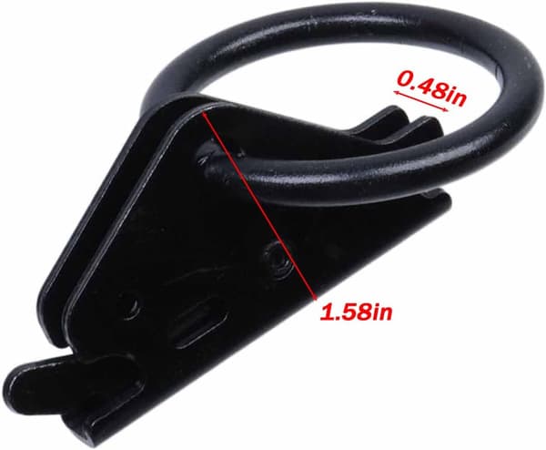 E-Track O-Ring Surringsanker 4 stk., Sikrer Motorcykler