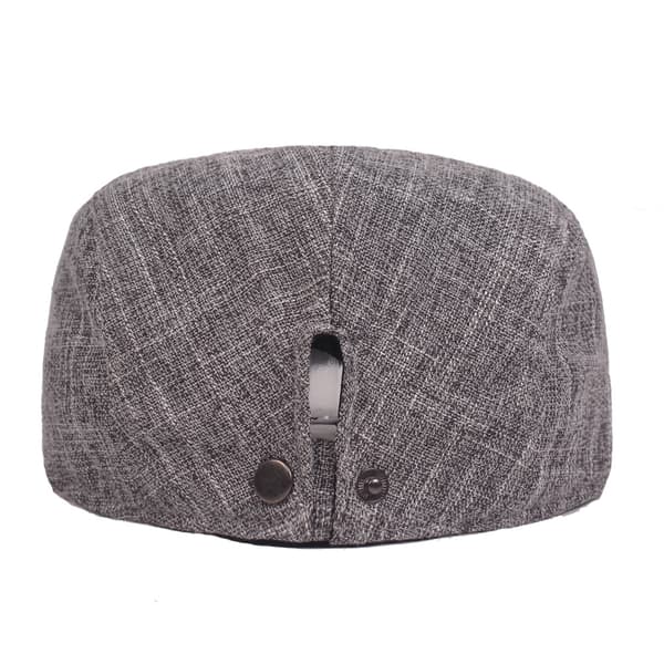 Herr linne flat cap retro ankunge keps litterär ung m