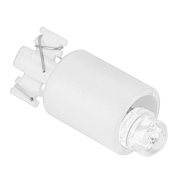 10 stk. Arkade Videospil Knap Switch Knap LED Lampe Tilbehør (Hvid)