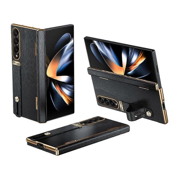 Infällbart handledsband osynligt stativ telefonfodral Violets For Galaxy Z Fold5 Violets For Galaxy Z Fold5