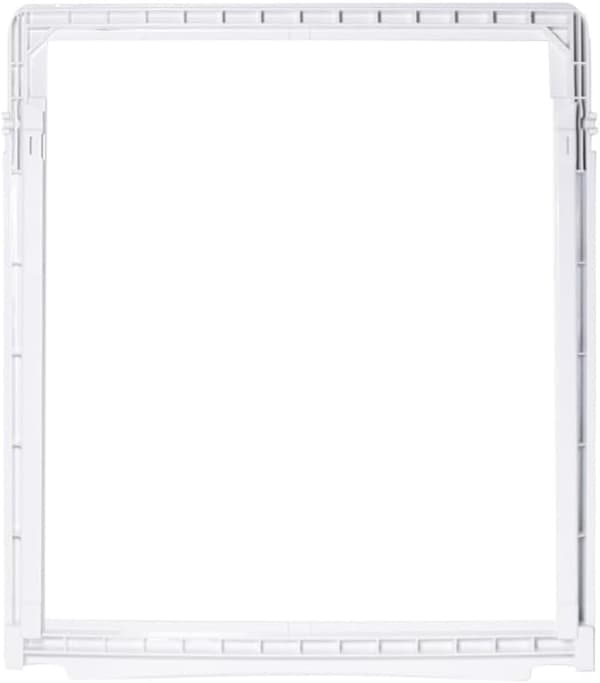 - Kylskåpsavdelningsram, Kylskåp, 19.6\" x 16.7\", Glasbyte för ABS-material, Vit, Lock