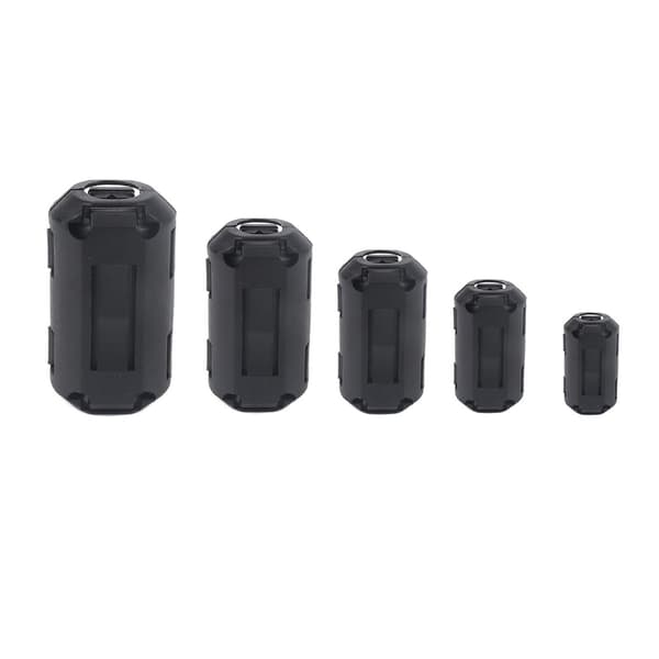 25 x Clip On Clamp Ferritkärnring Kit Kabelklämma för Bil DVR