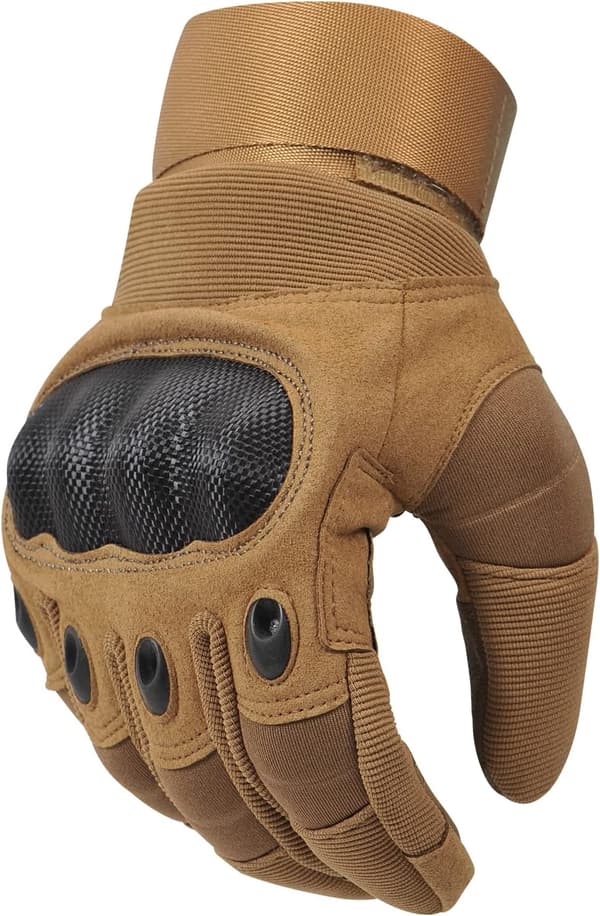 Sand - 1 par, størrelse M, motorcykelhandsker, scooterhandsker, unisex