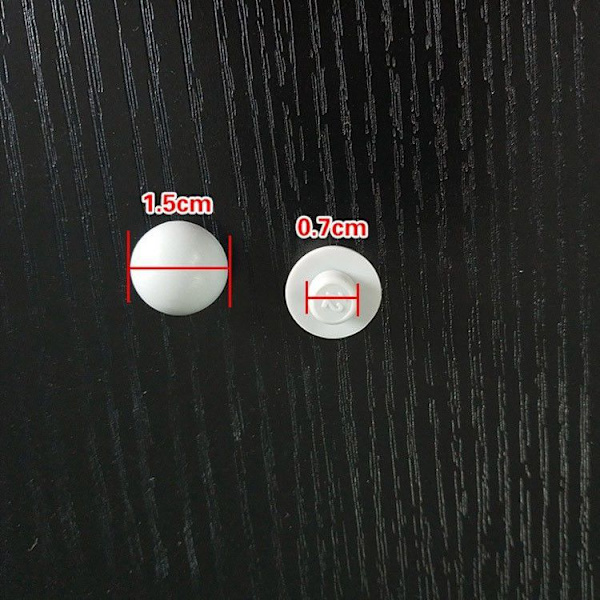 (Vit) Toilet WC-sæde Buffer Sæt Toilet Sædebuffer Støj Dæmper