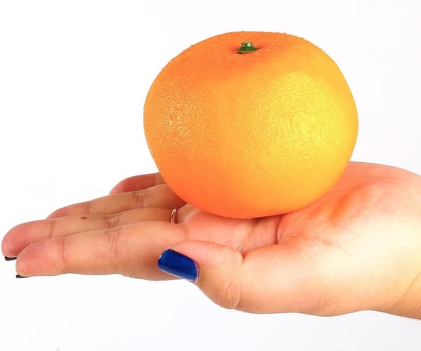10 stk realistiske kunstige appelsiner