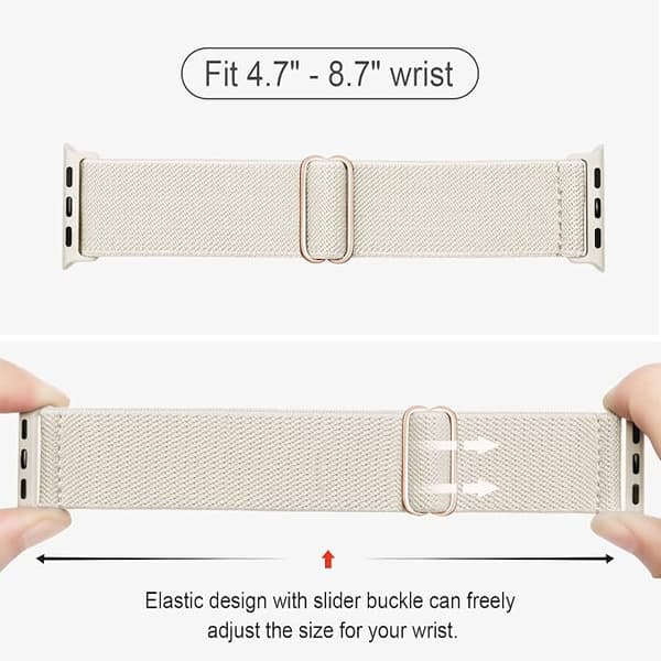 Elastisk nylonrem (4 forskellige farver, medfølger ikke) Kompatibel
