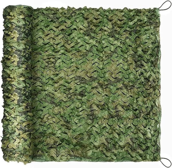 Dobbeltlags camouflage net 2x3m til jagt, hær til camping