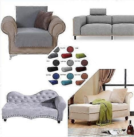 2 st/set Armstödsskydd för fåtöljer, soffor, halkfria armstödsskydd för fåtöljer, stretchiga stolssofföverdrag för armstöd, stretch d-FF- Ljusblå Light blue