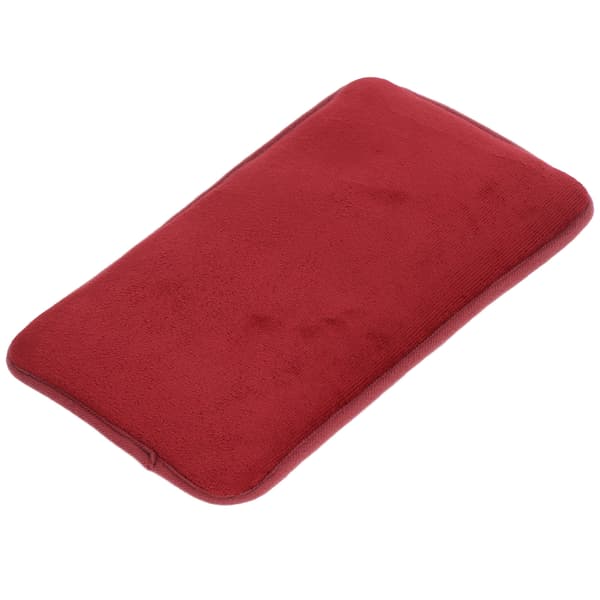 USB Hand Warmer Portable Foldable Fast Heating Electric Heated Pocket Hand Warmer for Home Office Wine Red