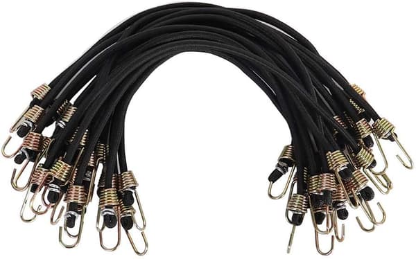 20 stk. 10-tommer Mini Bungee-snore Gummi Elastiske Bungee-snore