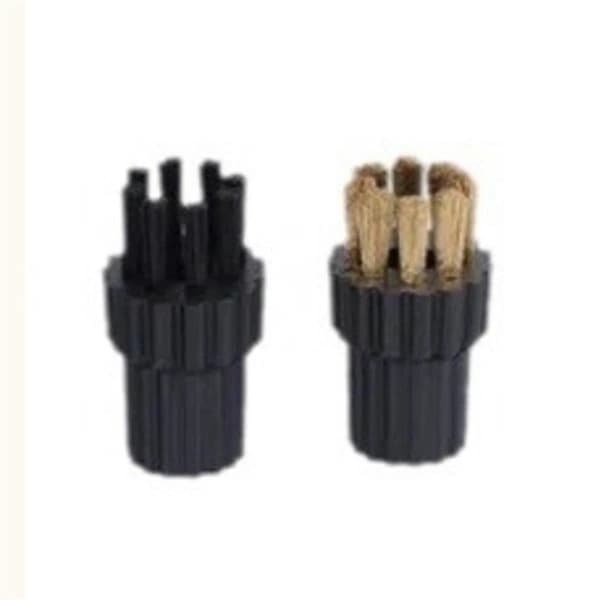 10 ST Dampmoppebørstehoveder Messingbørstehoveder Reservedele 31 Nylon + kobber