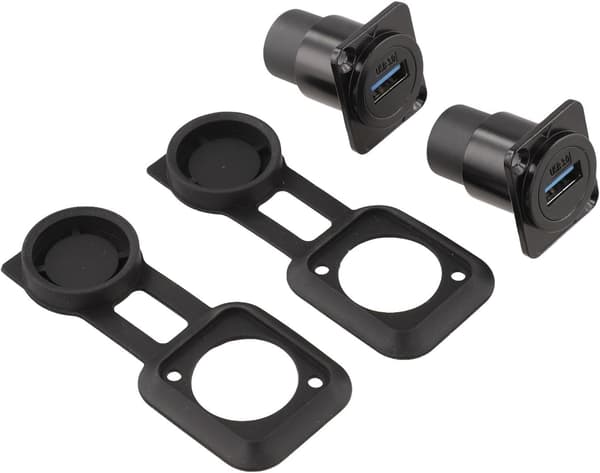 Designet USB 3.0 til sæt pakke med effektivt han-kobling, problemfri forbindelse til forskellige enheder, to (sort) sort Black