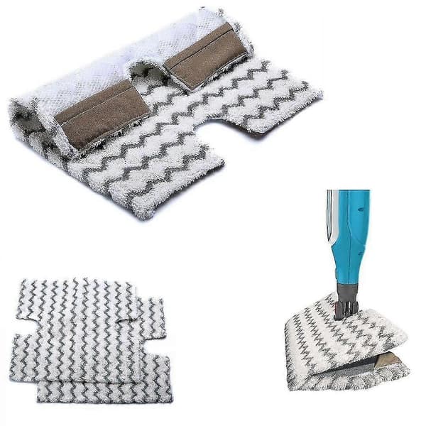 8 stk. erstatningsmoppeputer i mikrofiber kompatible med EasyFix SC 2, SC 3, SC 4, SC 5 dampvaskere JP