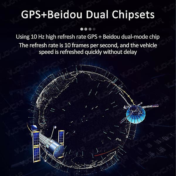 Den seneste GPS-hastighedsmåler med digital heads-up-display, plug and play, til alle biler, stor tekst, km/t, mph, biltilbehør