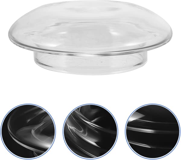 Replacement Lid for High Borosilicate Glass Teapot, Heat-Resistant Teapot Lid