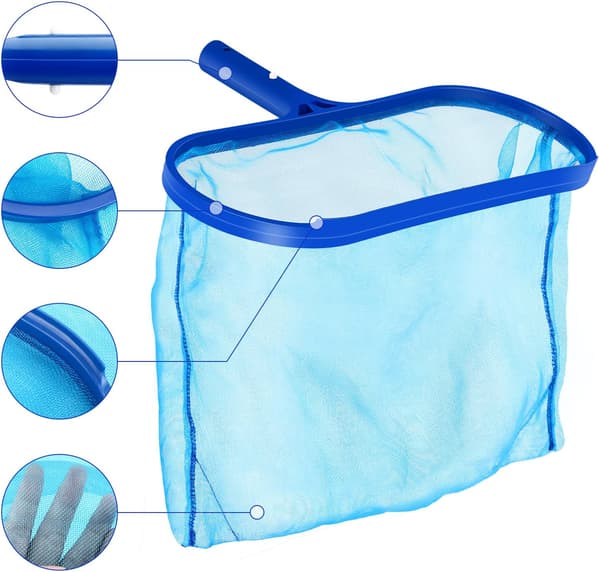 Professionell poolskimmer - Fint nät - Lämplig för spa, S
