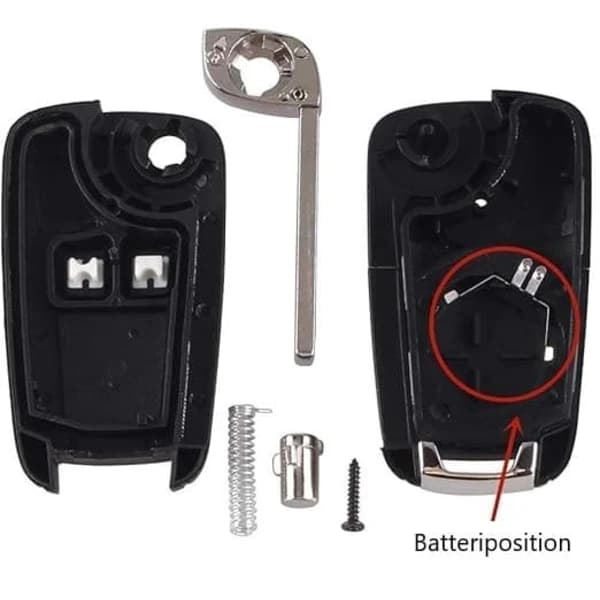 (pow yeah!) Key Shell / Alarm Remote for Buick, Opel & Chevrolet - 2 buttons
