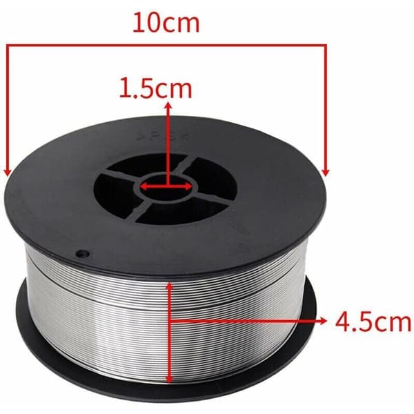 0.8mm MIG/MAG Welding Wire Spool 1kg - Self-Shielding, Gasless - Low Spatter - For Outdoor Welding and Light Structures - E71T-GS
