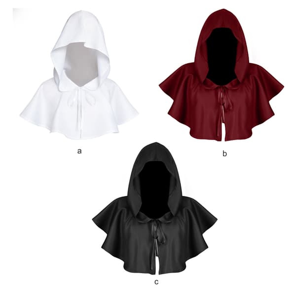 Halloween Hette Kappe Sjal Polyester Middelalderhette Hatt Fotorekvisitter Red