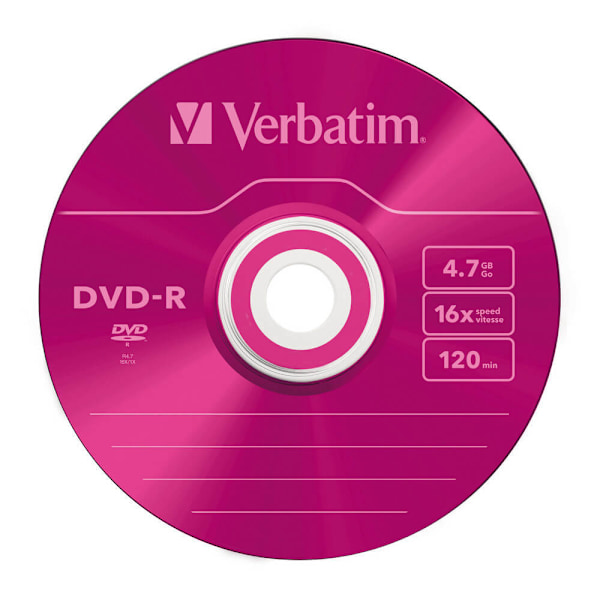 VERBATIM DVD-R 4,7GB 5-pack Slim Case