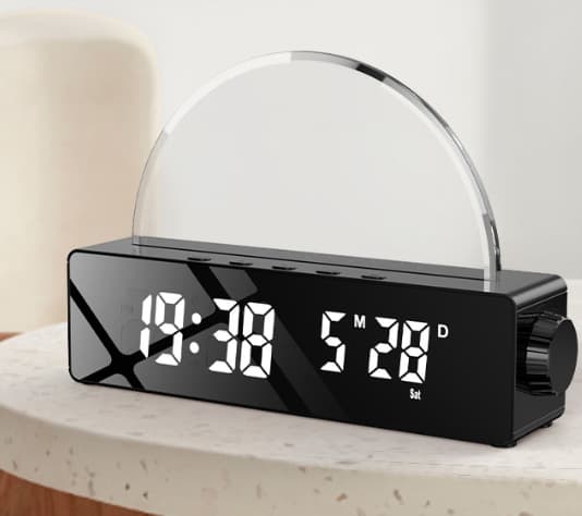 Light Alarm Clock, Wake-up Light with Sunrise Simulation, Sn
