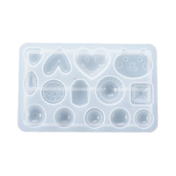 DIY Craft Earrings Casting Mold Ear Studs Pendant UV Crystal Resin Epoxy Mould