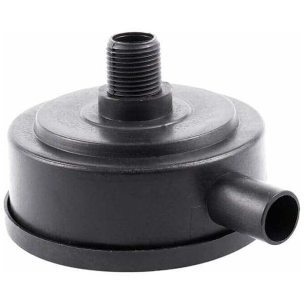 Ilmansuodatin hiljaiselle ilmakompressorille, 20 mm uros, musta väri