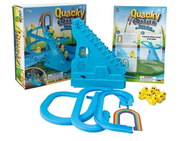 Quacky Coaster Ankan kiipeily- ja liukumäki lelu
