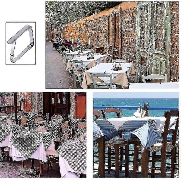 12 pcs Tablecloth Clips for Outdoor Use, Large Tablecloth Clips for Thick Tables, 5 cm