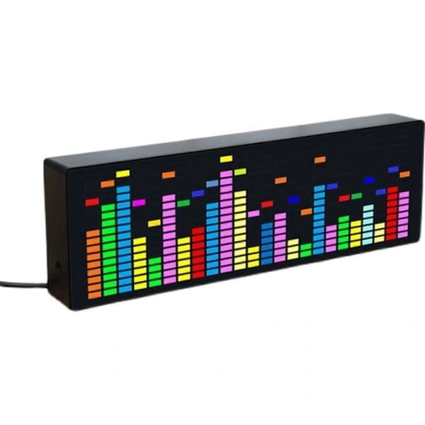 (Pow yeah!) VFD Music Spectrum Indicator with RGB Display - Audio Level VU Meter Amplifier Board