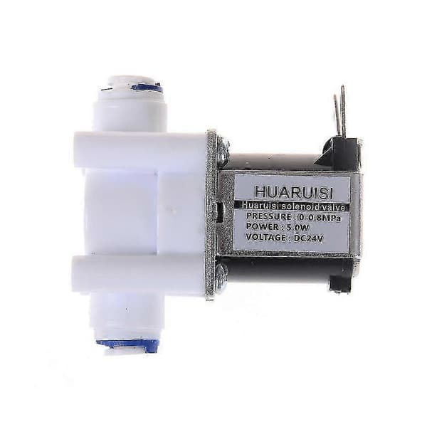 Elektrisk vandventil 24V DC Magnetventil 1/4 \" Slangetilslutning RO-controller
