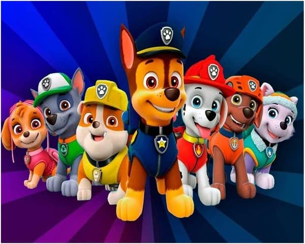 5D Diamantmaleri Paw Patrol 30x40cm (Stil 1)
